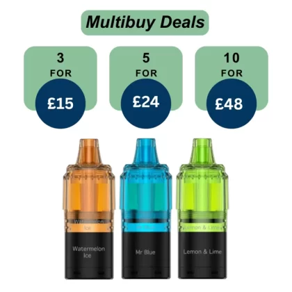 Fumot RandM TornadoT7000 Prefilled Refill Pods | Only For £5.99 | Any 3 For £15 - Strawberry Kiwi