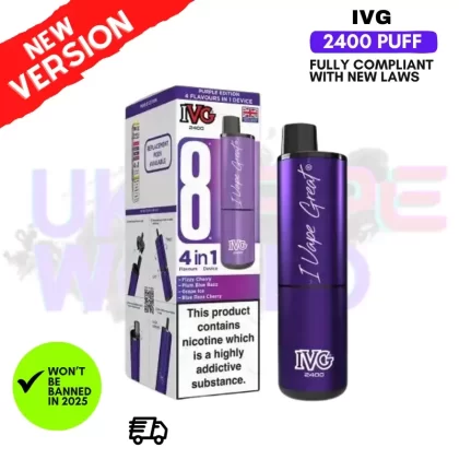 Purple Edition IVG 2400 Prefilled Pod Kit