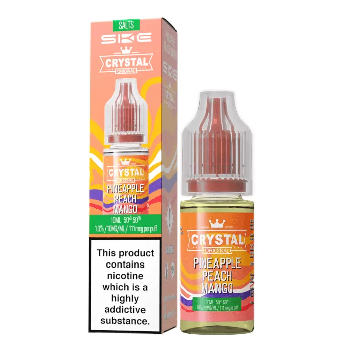 Pineapple Peach Mango SKE Crystal Nic Salts e Liquid 10ml – TPD - Vapestorm Co