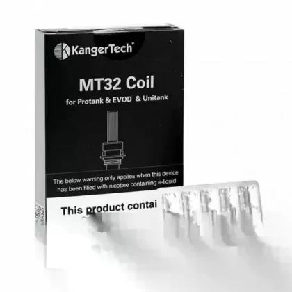 Kanger Single Replacement Coil MT32 SOCC Organic Cotton Coil 5pcs-1.8ohm
