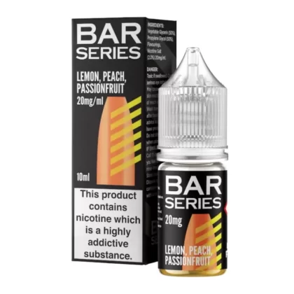 Lemon Peach Passionfruit Nic Salt E-Liquid by Bar Series (10ml) - 10mg
