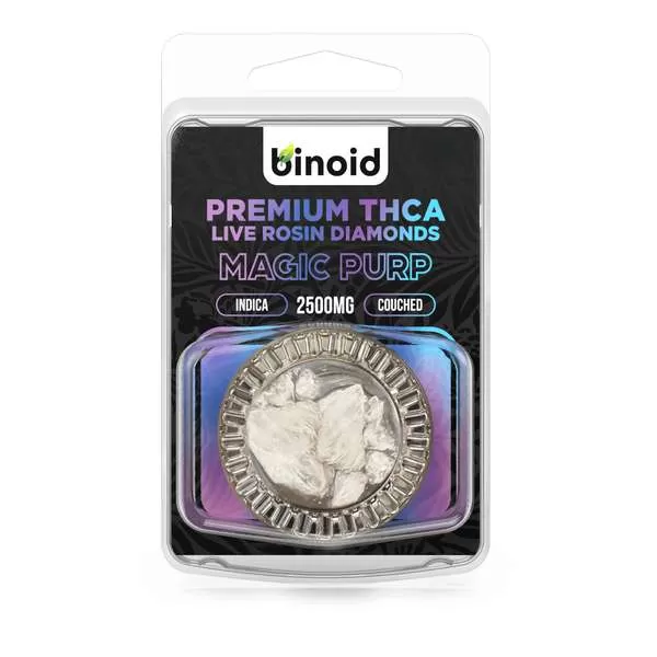 Binoid THC-A Diamonds Live Rosin Wax Dabs 2500mg - Image 3