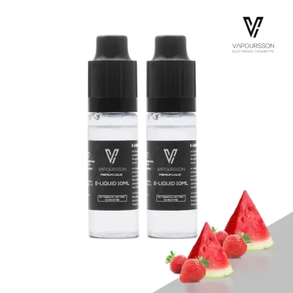 Vapoursson e-Liquid – Strawberry – Watermelon 0mg 10ml Bottle x 2 Pack | Cigee
