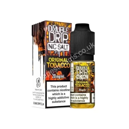 Original Tobacco Nic Salt E-Liquid by Double Drip - Vapestreams Co