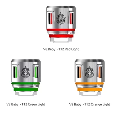 SMOK V8 Baby T12 Light Coil For TFV12 Baby Prince-TFV8 Baby-TFV8 Big Baby 5PCS-PACK - Red