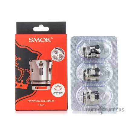 Smok V12 Prince Mesh Coils - Resistance#0.15 ohm Mesh>.17 ohm Max Mesh>0.2 ohm Dual Mesh>0.15 ohm Triple Mesh