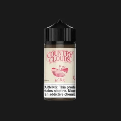 COUNTRY CLOUDS 100ML - Strawberry Cornbread Pudding / 6 MG
