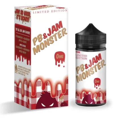 Jam Monster – PB&J Strawberry - Nicotine level#0mg>3mg>6mg (37C147)