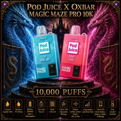 Pod Juice x OXBAR Magic Maze Pro 10K - Watermelon Skittlz - Vapeciga