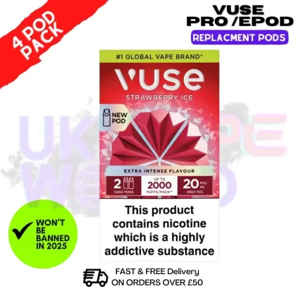Strawberry Ice Vuse Pro Replacement Pod EPod
