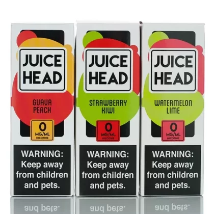 Juice Head E-Liquid - No Nicotine Vape Juice - 100ml - Raspberry Lemonade