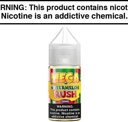 WATERMELON RUSH BY MEGA SALTS 30ML - Vapejuice