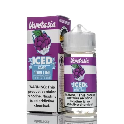 Vapetasia - ICED Grape - 100ml - 3mg