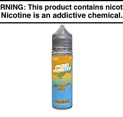 PINEAPPLE ICE BY POD MONSTER 60ML - Vapejuice