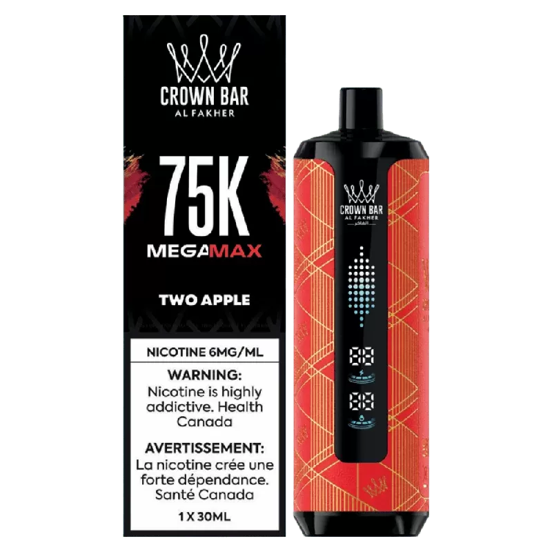 Al Fakher Mega Max 75K – Two Apple Disposable Vape