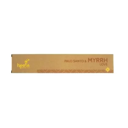 Ispalla Organic – “Love” Palo Santo & Myrrh 10 Incense Sticks 9″