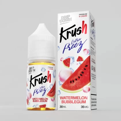 Drip Down Krush Extra Freeze – Watermelon Bubblegum 30ml (35/55 Mg) - Vape Product, Vape Product