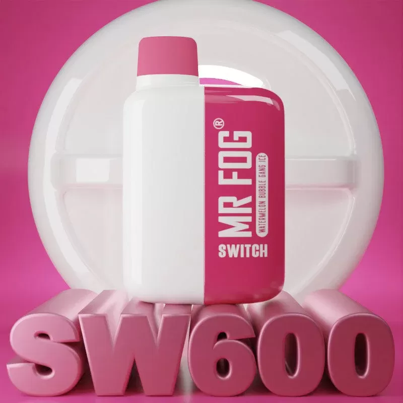 MR FOG SWITCH SW600 Disposable Vape – Watermelon Bubble Gang Ice