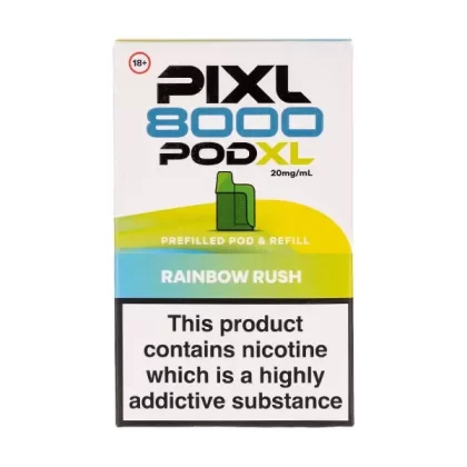 Rainbow Rush Pixl 8000 Prefilled Pod + Refill by Pixl