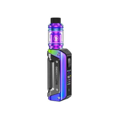 Geekvape Aegis Solo 3 Single Battery Kit - Color#Black>Golden Blue>Green>Purple>Rainbow