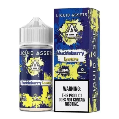 Huckleberry Lemon – Liquid Assets – 100mL