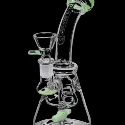 Pulsar Spinning Propeller Perc Water Pipe - Color#Green