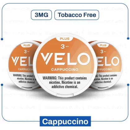 Velo Plus Cappuccino 3mg Nicotine Pouch – Electronic Puffs