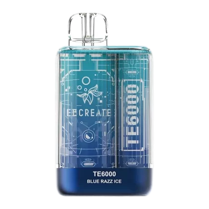 Blue Razz Ice EB TE6000 - VAP; Vape Product; 5 Pack, Single