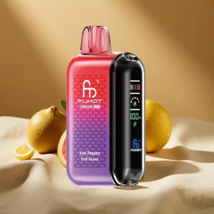 Fumot Tornado 20000 Puffs Dual Mesh 20ml Disposable Vape Kiwi Passion Fruit Guava