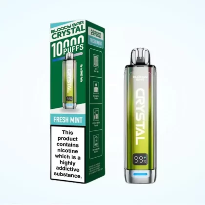 Bloody Bar Crystal 10K Prefilled Pod Kit Fresh Mint - Ejuicewarehouse