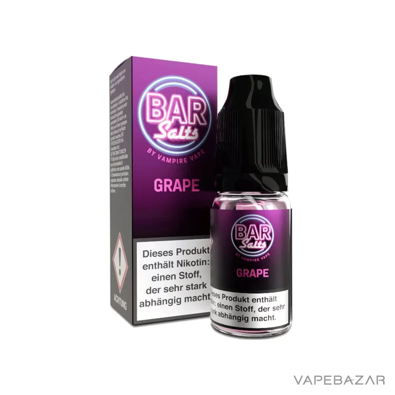 Bar Salts Nikotinsalz Liquid – Grape - Vapebazar - Image 3