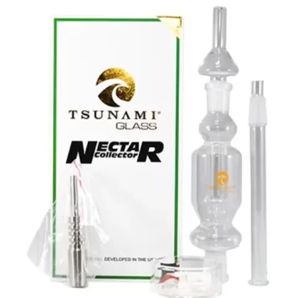 Tsunami Glass Nectar Collector-WP-10210 : 14mm