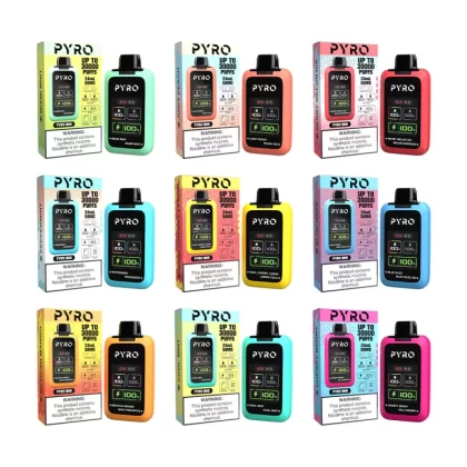Pyro DUO 30K PUFF Disposable Device - 30,000 Puffs - Cherry Berry/Cali Cherrry