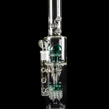 Tsunami 18″ Diamond Base Electric Showerhead Sprinkler Water Pipe - Color#Amber>Blue>Green (33016E)