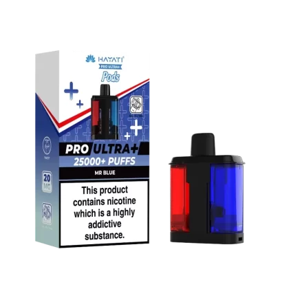 Hayati Pro Ultra Plus 25k Prefilled Pods Mr Blue - Ejuicewarehouse