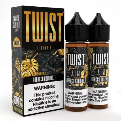 Twist e-Liquids Tobacco Gold No. 1 eJuice - 120mL (2x60mL); Vape Product, Vape Product (828500)