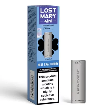 Lost Mary 4-in-1 Prefilled Pods – Blue Razz Cherry – 2PK