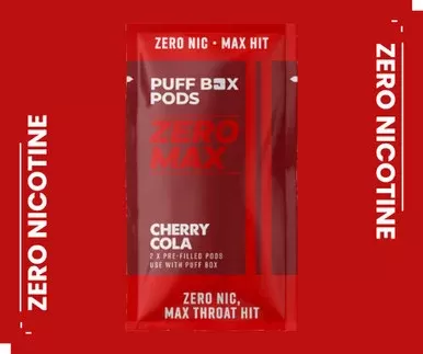 ZERO MAX Refill 0mg – Twin Pack – Cherry Cola