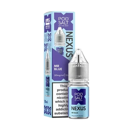 Pod Salt Nexus Mr Blue Nic Salt Vape Juice
