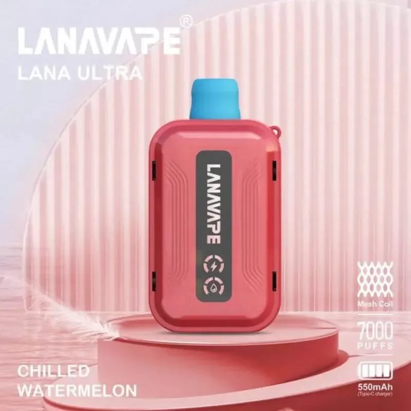 LANA ULTRA 7000 Puffs - Lemon Grapefruit - Sgvapeshubsafety - Image 2