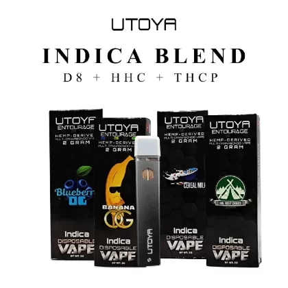 Utoya | Tango Indica Blend THC-P Disposable Vape – 2g