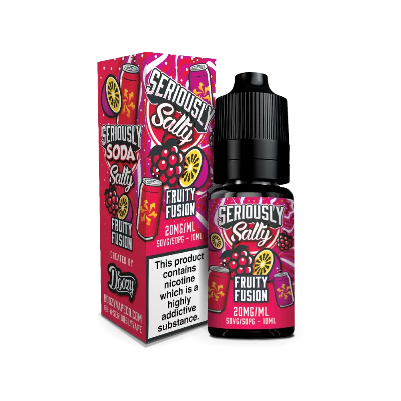 Fruity Fusion Nic Salt by Seriously Soda Salts 10ml