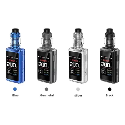 Geekvape Z200 Z Tank Starter Kit - Color#Black>Blue>Gunmetal>Silver (C0F467)