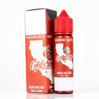California Grown Salt E-Liquid 30ML 60% VG - Fumotvapemexico