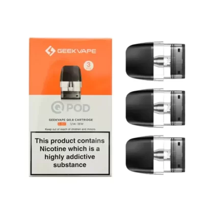 Geekvape Q Series Pods - 0.6 Ohm 2mL Top Fill, 0.8 Ohm 2mL Top Fill