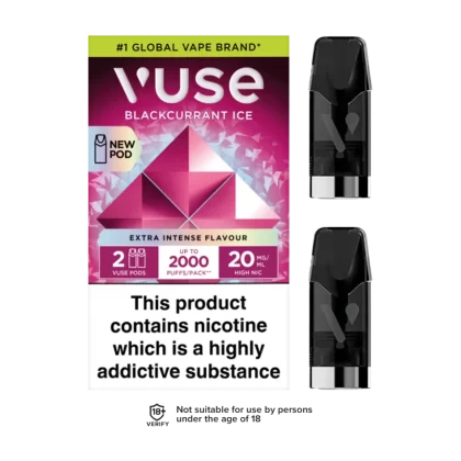 Blackcurrant Ice Vuse Pro Pods - Vape Product (8E3CF9)