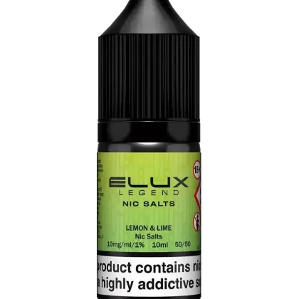 Elux Legend Lemon & Lime Nic Salt Vape Juice - 10mg