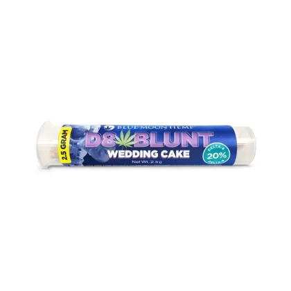 Blue Moon Hemp Delta 8 Blunt 2 or 2.5 Grams - Bubba Kush, Bubba Kush Grape