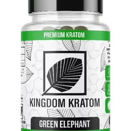 Kingdom Kratom Green Elephant Kratom Capsules