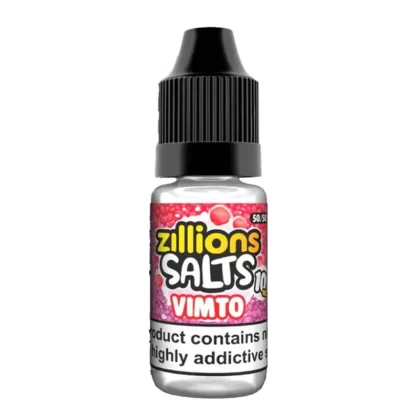 Zillions Salts Vimto Nic Salt Vape Juice - 10 Pack - Strength 20mg